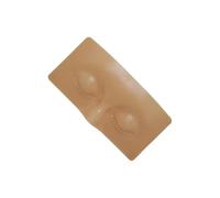 YUSSEQDD Tabla de entrenamiento de maquillaje. Almohadilla silicona realista 3D. Excelente para practicar maquillaje ojos. Reutilizable. Se limpia suavemente con desmaquillante. Práctica práctica