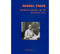 YUSTE - Estudios de Concierto Op.148 para Clarinete y Piano