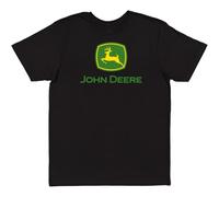 Yustery Camiseta de manga corta para hombre con logo de John Deere 1Black talla única