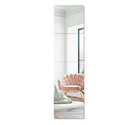 YUSUZH 9 láminas de Espejo Flexibles, Azulejos autoadhesivos for, decoración del hogar, Paredes, calcomanías DIY, Placa, Fondo para Baño, Dormitorio(20cmx20cm)