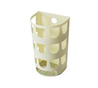 YUSUZH Caja de almacenamiento bolsas basura montada en la pared, soporte for plástico multiusos, estante cocina, vajilla, organizador artículos diversos, 3 uds para Cocina y Baño(Green)