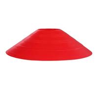 YUSUZH Juego de 20 Conos Agilidad for Entrenamiento multideportivo, espaciales for Campo Rugby con Soporte plástico for balón fútbol para Baloncesto Fútbol(Red)