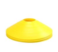 YUSUZH Juego de 20 Conos Disco for Entrenamiento multideportivo con Soporte plástico for balón fútbol para Baloncesto Fútbol(Yellow)