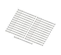 YUSUZH Juego de tornillos for manija puerta M3, 50 Uds., fijación for, fijaciones pernos, escudos, cajón gabinete para Escudos