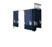 YUSUZH Litera for Estudiantes, Cortina for Dormitorio, Universitario, Tela de Sombra for Cama Estudiante, Bloqueo privacidad, Ventana Opaca para Dormitorio Estudiantil(Blue,1.350mX2m)