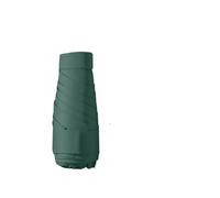 YUSUZH Mini paraguas de bolsillo compacto for mujer, luz 5 plegable, protección solar, sol y lluvia, bolsa pequeña for tarjetas para Hombres(Color2)