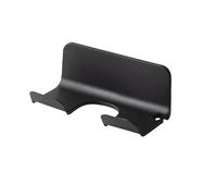 YUSUZH Soporte for secador de Pelo, alisador montado en la Pared, Soporte for el, estantes organizadores baño, Estante Almacenamiento plástico Autoadhesivo, 2 uds para Secador de Pelo(Black)