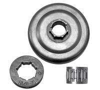 Yutacorex 513470X Kit de piñón de tambor de embrague de 3/8 pulgadas 7T para Husqvarna 455, 455 Rancher, 460, 460 Rancher Rancher Rim Convert parte # 513470