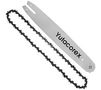 Yutacorex Barra guía de motosierra de 16 pulgadas y combo de cadena, accesorios de repuesto para Stihl MS250, MS180, MS170, MS171, compatible con sierra de poste Stihl HT130, HT131, HT250, 3005 008