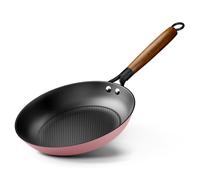 YUTANN Sartén de Hierro Fundido, Sartén Antiadherente 20 cm para Tortilla de Patatas, Libre de PFAS/PFOA, Apta para Lavavajillas e Inducción