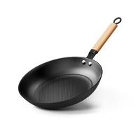 YUTANN Sartén de Hierro Fundido, Sartén Antiadherente 28 cm para Tortilla de Patatas, Libre de PFAS/PFOA, Apta para Lavavajillas e Inducción