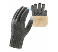 Yutdeng Guantes Invierno Hombre y Mujer Cálidos con Pantalla Táctil Punto Guantes de Invierno Hombre Térmicos con Forro Polar Suave Tactiles Smartphone Otoño Talla Única al Aire Libre