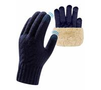 Yutdeng Guantes Invierno Hombre y Mujer Cálidos con Pantalla Táctil Punto Guantes de Invierno Hombre Térmicos con Forro Polar Suave Tactiles Smartphone Otoño Talla Única al Aire Libre