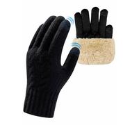 Yutdeng Guantes Invierno Hombre y Mujer Cálidos con Pantalla Táctil Punto Guantes de Invierno Hombre Térmicos con Forro Polar Suave Tactiles Smartphone Otoño Talla Única al Aire Libre