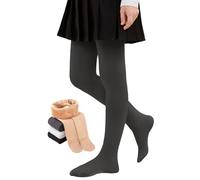 Yutdeng Medias para Niñas Térmicas Medias Niña Invierno Opacas Grueso Mallas con Forro Polar Elásticas Suaves Leggings Cálidas Pantalones Transpirable Cómodo para Escuela Ballet Danza Diario 3-15 Años