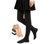 Yutdeng Medias para Niñas Térmicas Medias Niña Invierno Opacas Grueso Mallas con Forro Polar Elásticas Suaves Leggings Cálidas Pantalones Transpirable Cómodo para Escuela Ballet Danza Diario 3-15 Años