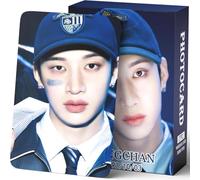 Yuto Stray Kids - 127 tarjetas fotográficas huecas para niños callejeros, tarjetas fotográficas Dominate World Tour, tarjeta lomo, regalo de tarjetas Lomo, mercancía para niños y niñas (Bang Chan)