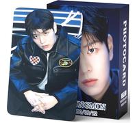 Yuto Stray Kids - 127 tarjetas fotográficas huecas para niños callejeros, tarjetas fotográficas Dominate World Tour, tarjetas lomo, regalo para niños y niñas (Kim Seung-min)