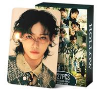 Yuto Stray Kids - 127 tarjetas fotográficas huecas para niños callejeros, tarjetas lomo de regalo para niños y niñas