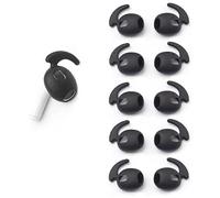 Yutoner Ganchos y fundas para los oídos Accesorios compatibles con Apple AirPods 1 y 2 3 o EarPods Auriculares/Auriculares/Auriculares (5 pares) (negro)