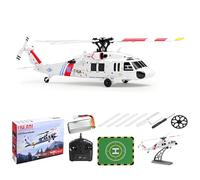 YUTT Helicóptero WL K270 UH-60L Blachawk, modelo de helicóptero realista sin barra voladora de 2.4G 4CH con posicionamiento de flujo óptico y giroscopio de 6 ejes