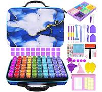 YUTUY Contenedores de almacenamiento de pintura de diamante,Diamond Painting Kit Completo,70 ranuras para pintura de diamantes,Organizador de Pintura de Diamantes 5D,Portátil,para Diamantes,Joyas
