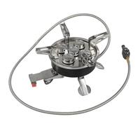 YUTVTNPUKM Estufa De Gaspara Camping Estufa Gas con QuemadoresPara Y Senderismo Cocinaplaca Parrilla Quemador Encendido PiezoeléCtrico Compatible Isobutano Ideal Cocinar Al Aire A