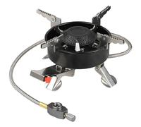 YUTVTNPUKM Estufa De Gaspara Camping Estufa Gas con QuemadoresPara Y Senderismo Cocinaplaca Parrilla Quemador Encendido PiezoeléCtrico Compatible Isobutano Ideal Cocinar Al Aire A