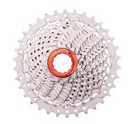 YUTZRIQP Cassette Ultraligero de Rueda Libre for Bicicleta de 8/9/10/11/12 velocidades, 11-23/25/28/30/32/34/36/39/40/42 Dientes, Apto for Bicicletas de montaña y de Carretera.(11S 11-34T Silver)