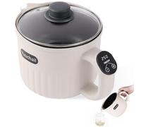 Yuuchail Olla de fusión de cera para pantalla táctil, control digital de temperatura, derretidor eléctrico de cera para hacer velas y jabón con revestimiento antiadherente y vertido, ideal para