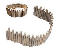 YUUGAA Hamster Valla de Madera, Hamster Valla de Madera Rata Escalera Puente Juguete Escalera Madera escondite Natural para Animales pequeños (40 cm)