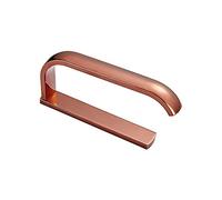 YuuHeeER Moderno soporte de papel higiénico montado en la pared dispensador de rollo único bronce oro rosa oro