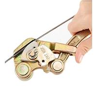 YUUHJUN Agarre de cable de 1 tonelada 2000 libras, Extractor de mandíbula de cuerda de agarre de alambre de alta resistencia, Herramienta de tracción de cable de acero para cuerda de alambre, Rango de tamaño de cable de 1/10 pulgadas a 2/3 pulgadas