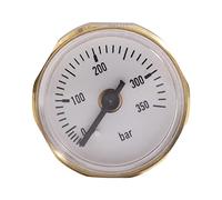 Yuuinnter ManóMetro de PresióN de Aire de PrecisióN con Esfera de 28 Mm ED 350 Bar con Rosca de 1/8 Pulgadas para Adaptador PCP