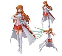 Yuuki Asuna Figura de 13 cm, piezas intercambiables y movimiento Yuuki Asuna Figuras de acción de anime, colección de decoración de escritorio, regalo para fans