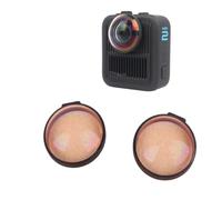 YUULNMOP 2 protectores de lente compatibles con cámara de acción GoPro Max2, dureza 10H, protector de lente de vidrio templado óptico, accesorios de protección antivaho
