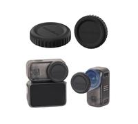 YUULNMOP 2 tapas de lente de silicona para DJI Osmo Nano, protector de lente antiarañazos, a prueba de polvo, a prueba de golpes, cubierta de lente de cámara suave y duradera para accesorios de cámara