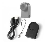YUULNMOP Base de carga magnética de succión para transmisor de aire de micrófono Insta360, estación de carga portátil para micrófono inalámbrico X5/X4/X4 Air/Ace Pro 2/GO con cordón