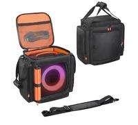 YUULNMOP Funda protectora de transporte compatible con JBL Partybox Encore Essential/Essential 2 altavoz, bolsa de almacenamiento portátil impermeable con micrófono y accesorio de cable, asa acolchada