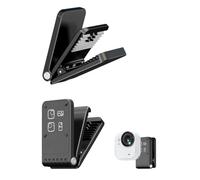 YUULNMOP Soporte de clip magnético, correa ajustable para mochila y sombrero, base magnética para Insta360 GO Ultra, disparo horizontal/vertical para vlogging, ciclismo, deportes y grabación de POV