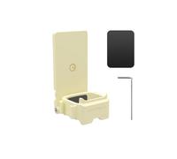 YUULNMOP Soporte de montaje magnético compatible con DJI Osmo Pocket 3, adaptador de expansión magnética con agujeros de tornillo de 1/4 pulgadas, zapata fría, accesorios mejorados para base de