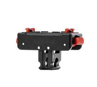 YUULNMOP Soporte magnético de aluminio de liberación rápida compatible con Insta360 X5/Ace Pro 2, adaptador de base magnética a presión con bloqueo de doble garra y agujero de tornillo de 1/4 para