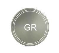 YUULNMOP Tapa de lente de metal compatible con cámara digital Ricoh GR IV GR4, cubierta protectora de lente de aluminio con textura de CD y forro de felpa, protección antiarañazos y polvo (1 gris)