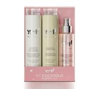 YUUP! - Kit de cuidado para cachorros | Champú suave para cachorros para pieles sensibles, bálsamo de cuidado desenredante y agua perfumada. También apto para gatos