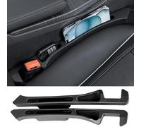 YUUSA 2Pcs Relleno de Espacio de Asiento de Coche para Lexus LBX 2-Wheel Drive 2024, Almohadilla de Relleno Hueco Multifuncional Accesorios Interiores,A Black