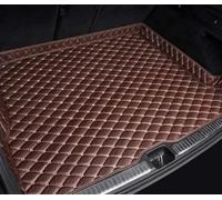 YUUSA Alfombrilla Maletero Coche para Toyota Prius Plug-In Hybrid, Impermeable Antideslizante Protectora Cuero Funda Maletero Interior Accesorios,F/Coffee