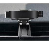 YUUSA Soporte para teléfono de Coche para Audi A4 B8 Sedan 2007 2008 2009 2010-2015, Salidas de Aire 360 ° Rotación Soporte para Teléfono para Coche Estable y Antideslizante,A Black