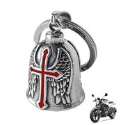 YUUSIKCO 1 pezzo Campana di protezione Campana per motociclisti, Campana per motociclisti, Campana per biciclette, Portachiavi per motociclisti, Benedizione della pace, Portafortuna