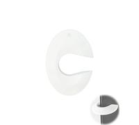 YUUSIKCO 1 Pezzo Porta Anti Clip Protettore, Door Stopper Door Clip Guard, Door Stopper, Maniglia Door Guard, Bambino, Door Stopper Foam Protector, Bianco