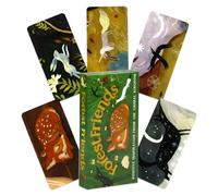 YUVKIN baraja de Tarot, Inspiración positiva del reino animal, Consejos para la vida cotidiana, Juego de Mesa portátil de adivinación de Cartas de Futuro, oraculo para Fiestas (10,5 * 6,1 cm)